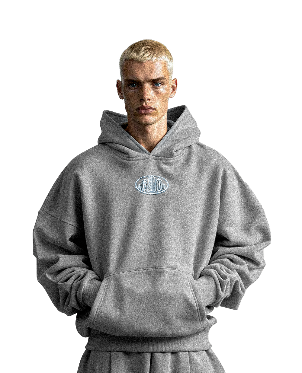 Boxy Grey Cropped Hoodie – NoStreetSafe