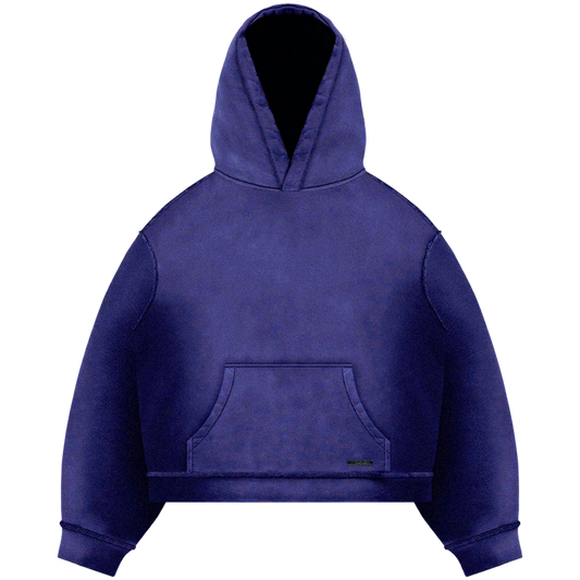Boxy Blue Cropped Hoodie – NoStreetSafe