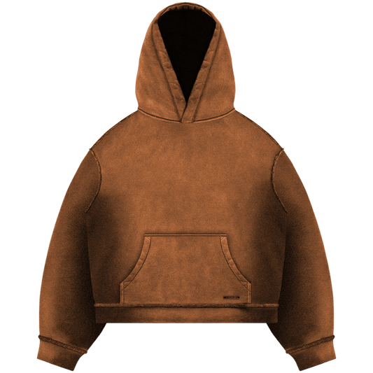 Boxy Brown Cropped Hoodie – NoStreetSafe