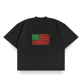BLACK AMERICAN GRAPHIC CROPPED T-SHIRT - NOSTREETSAFFE