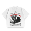 WHITE ARABIC DESIGN T-SHIRT - NOSTREETSAFFE