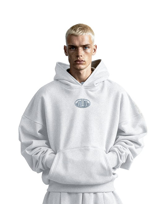 Boxy White Cropped Hoodie – NoStreetSafe