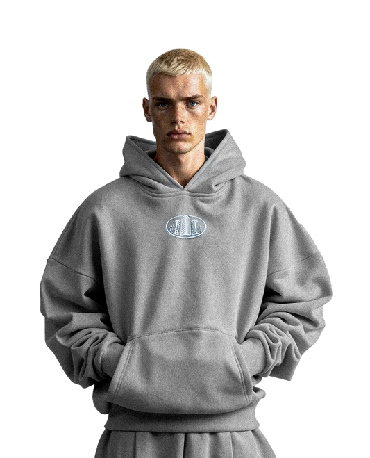 Boxy Grey Cropped Hoodie – NoStreetSafe