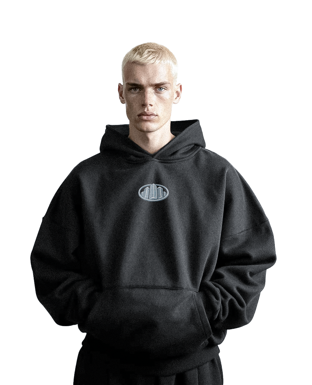 Boxy Black Cropped Hoodie – NoStreetSafe