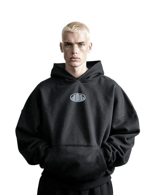 Boxy Black Cropped Hoodie – NoStreetSafe