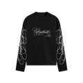 BLACK CROPPED LONG SLEEVE UNFOGOTTABLE - NOSTREETSAFFE