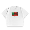 WHITE AMERICAN GRAPHIC CROPPED T-SHIRT - NOSTREETSAFFE
