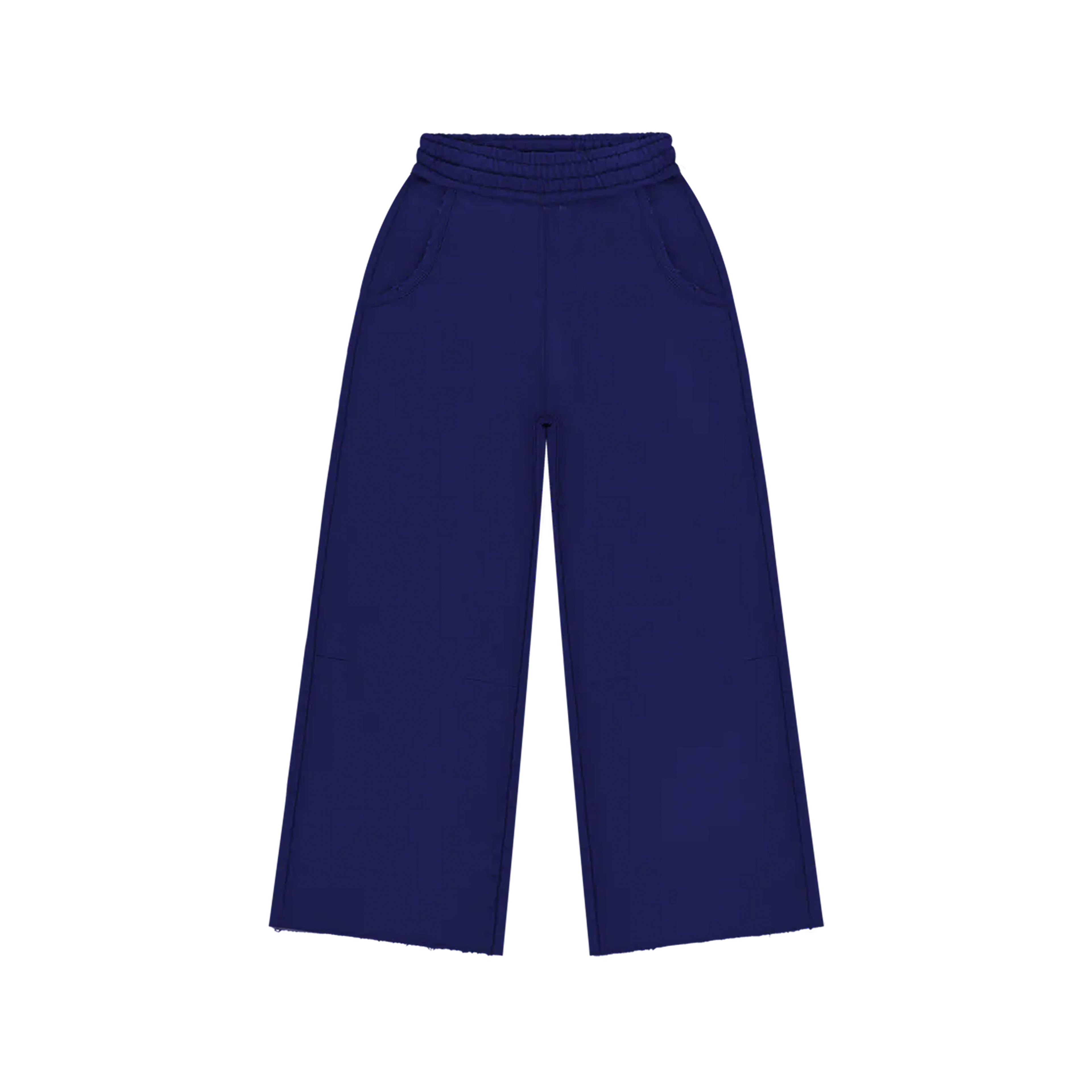 NAVY BLUE BAGGY SWEATPANTS - NOSTREETSAFFE