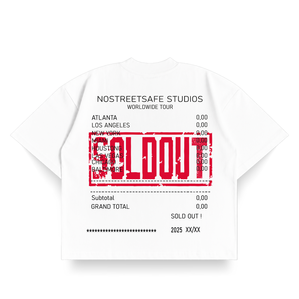 CROPPED SCREEN PRINT T-SHIRT – VINTAGE “SOLD OUT” GRAPHIC TEE