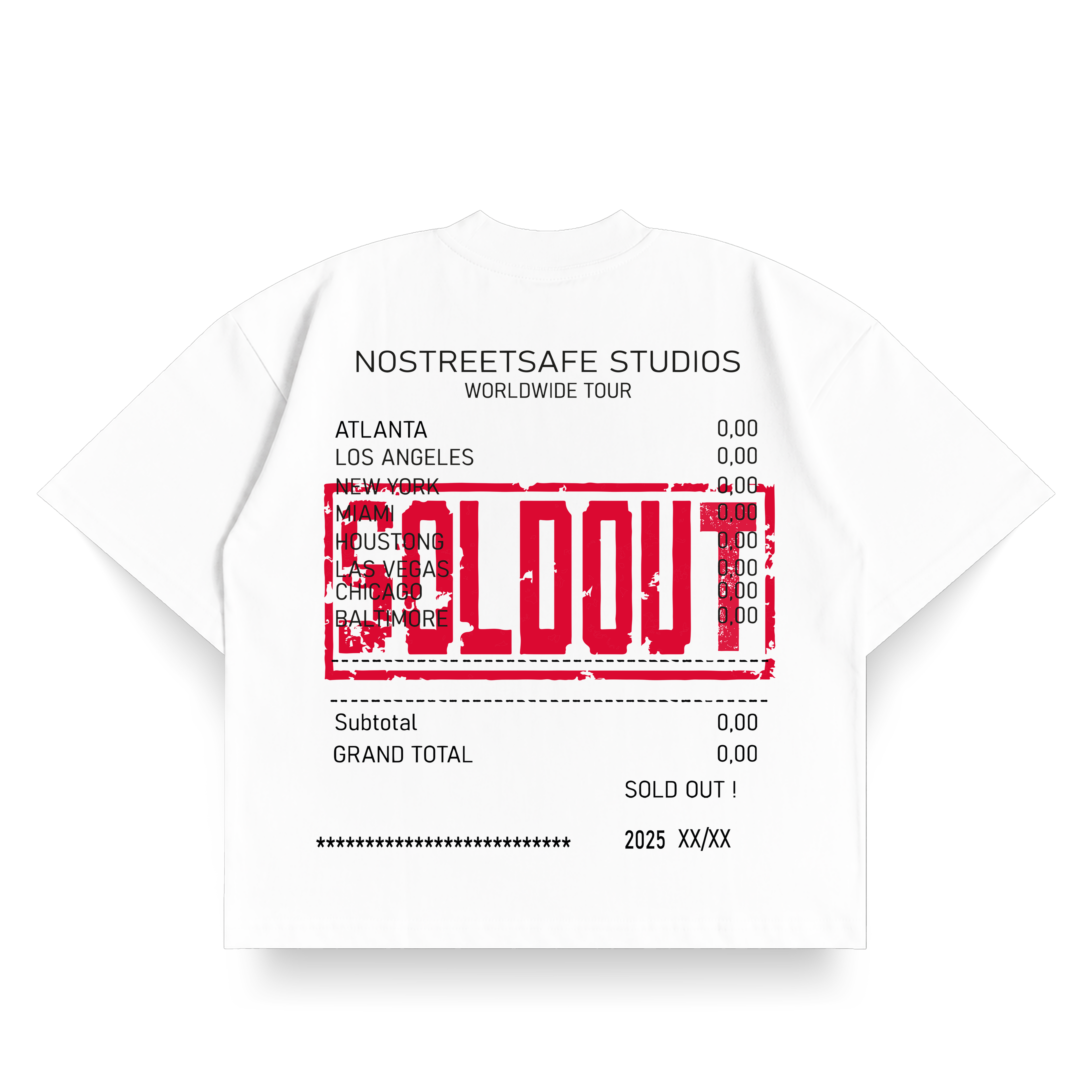 CROPPED SCREEN PRINT T-SHIRT – VINTAGE “SOLD OUT” GRAPHIC TEE