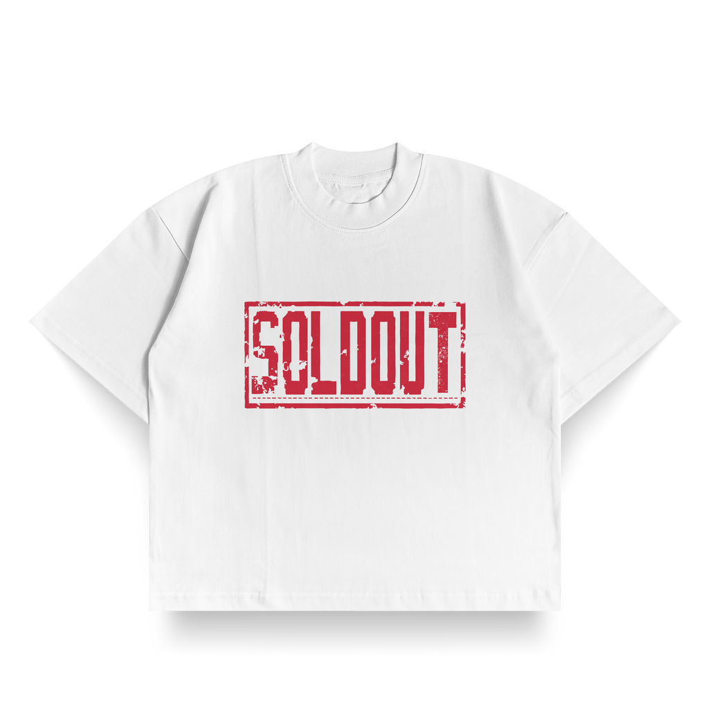 CROPPED SCREEN PRINT T-SHIRT – VINTAGE “SOLD OUT” GRAPHIC TEE